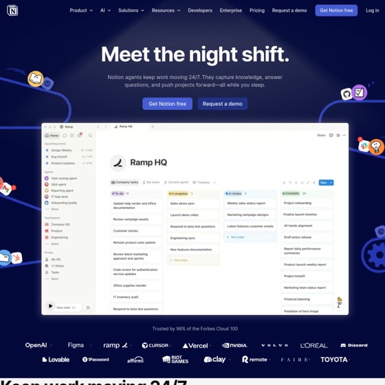 A product site we built